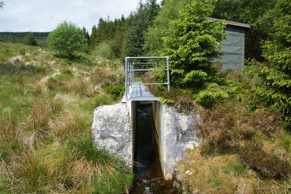 Station de mesure de débit sur un cours d'eau